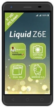 Acer Liquid Z6E abonnement